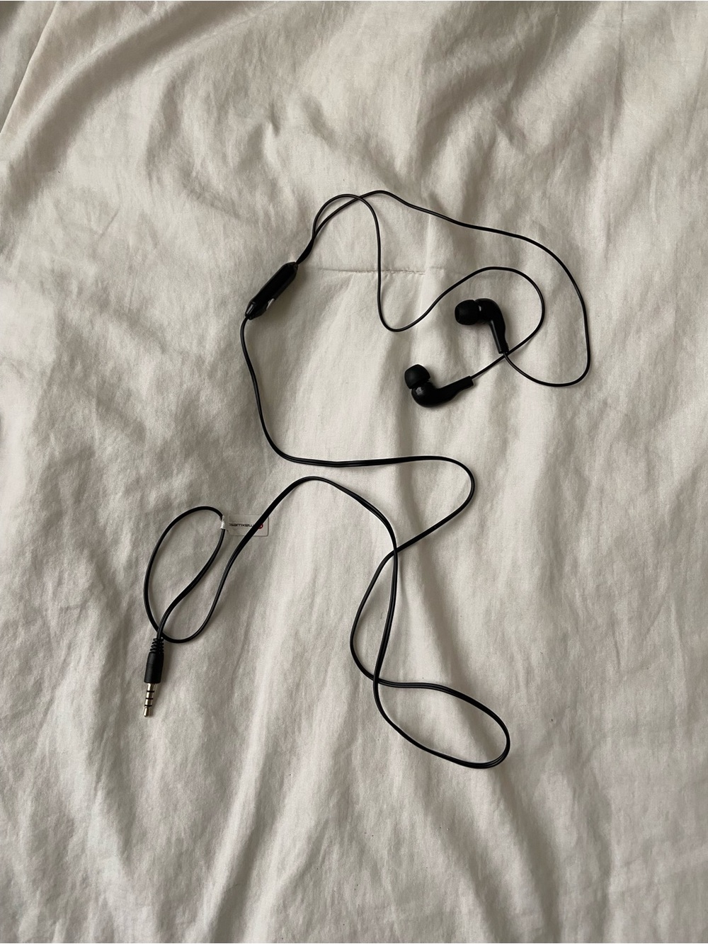Black Wired In-Ear Earbuds